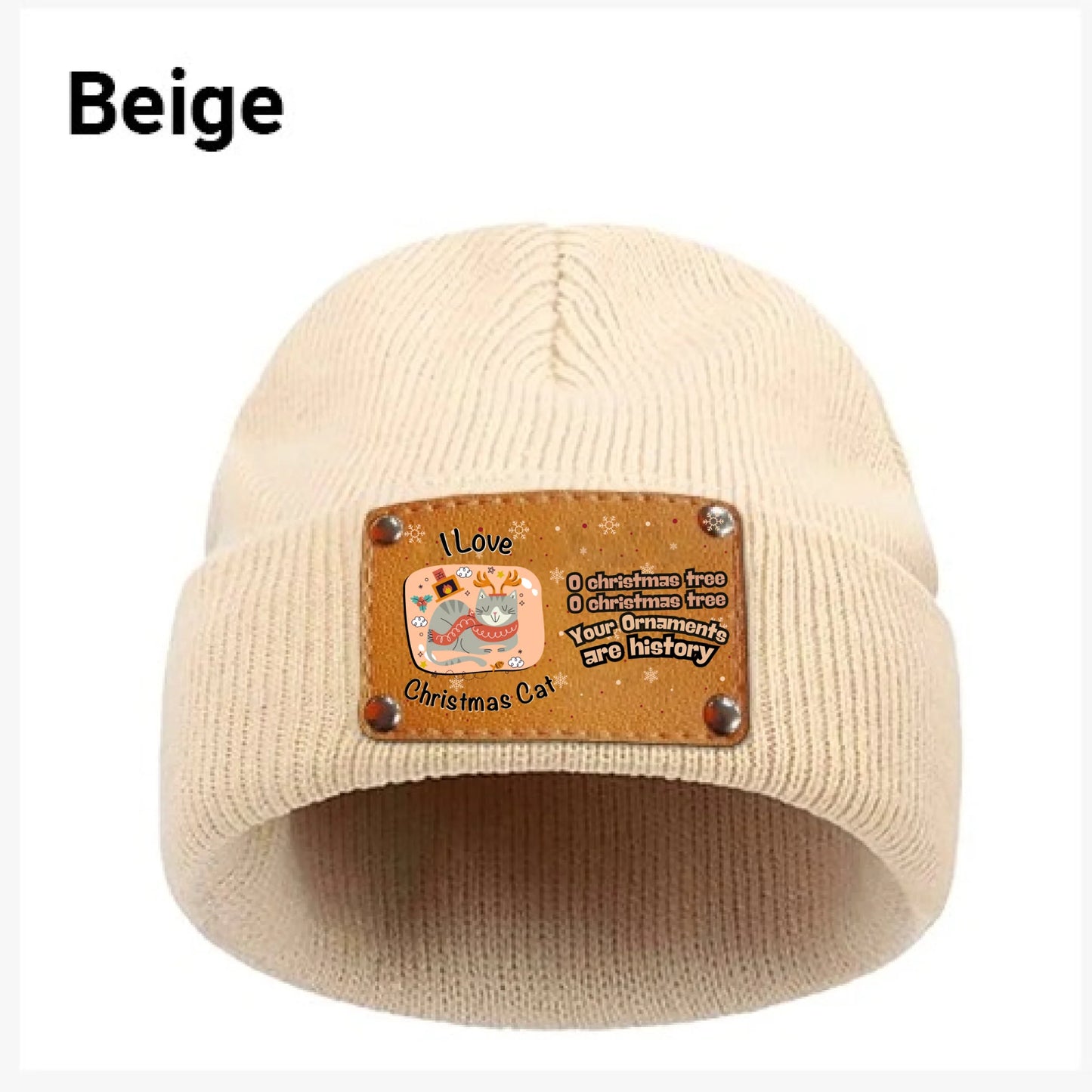 beige beanie