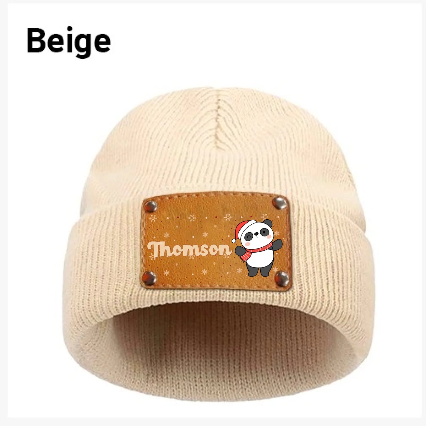 beige beanie