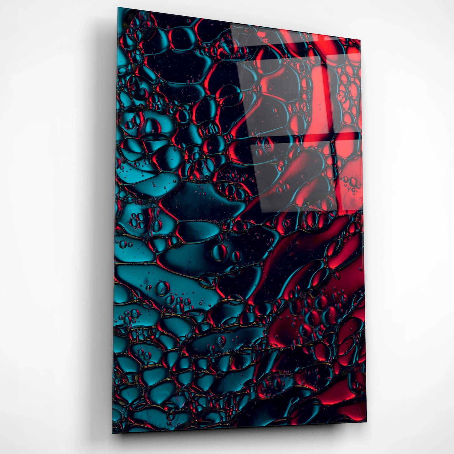 Celestial Bubbles Abstract Glass Poster