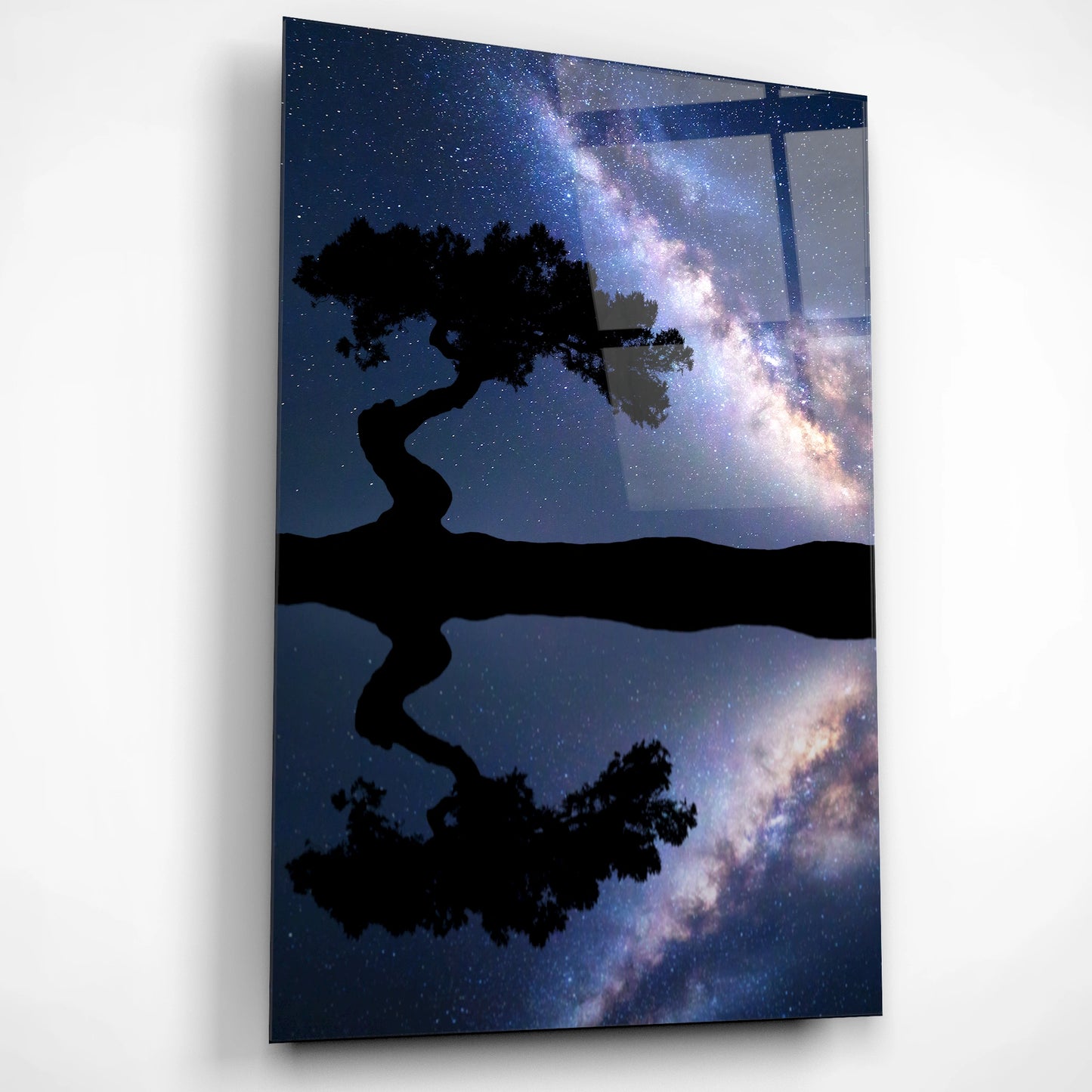 Milky Way Mirage Glass Poster