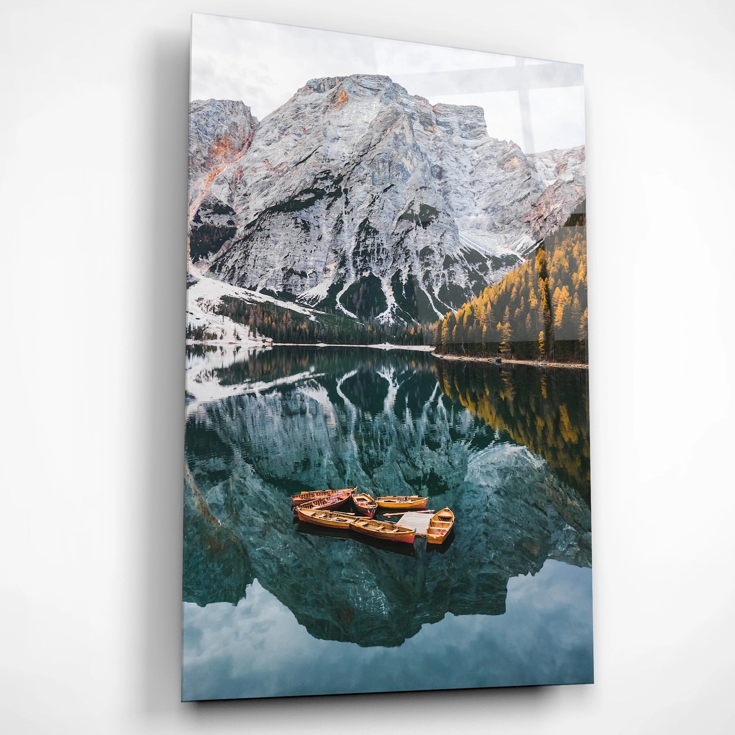 Echo Lake Serenity Glass Poster