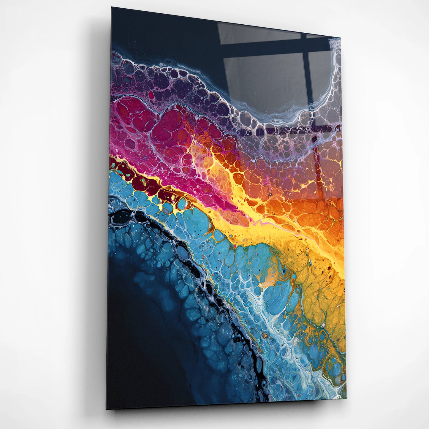 Inferno Tide Fluid Glass Poster