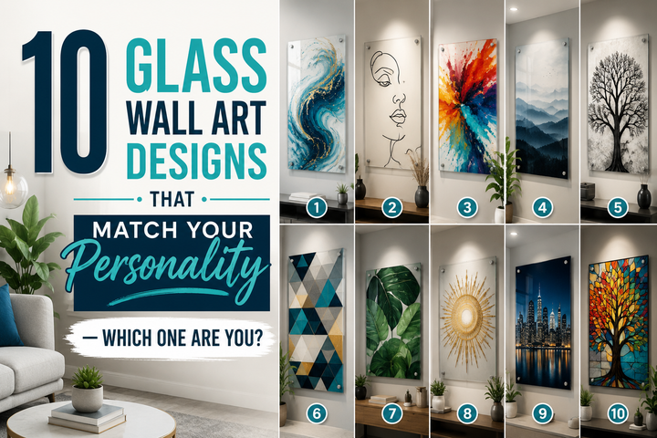 10 Glass Wall Art Designs That Match Your Personality — Which One Are You?