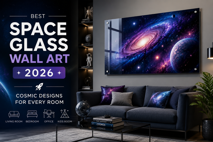 Best Space Glass Wall Art 2026 — Cosmic Designs for Every Room