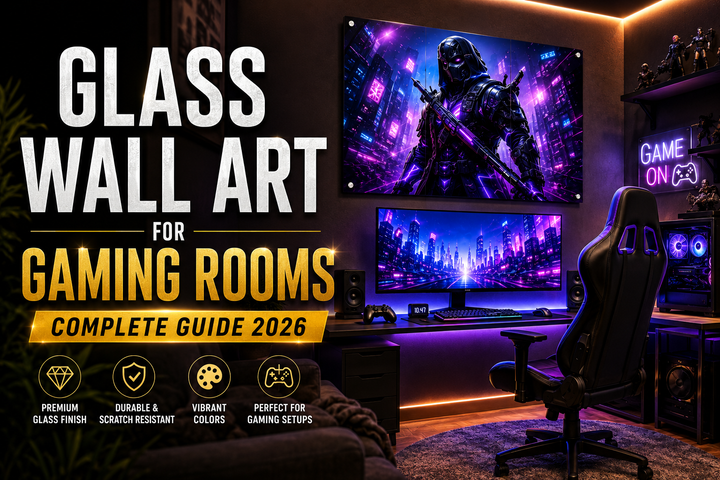 Glass Wall Art for Gaming Rooms — Complete Guide 2026