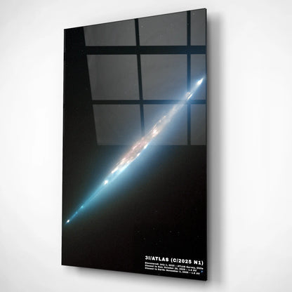 3I/ATLAS Glass Poster