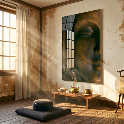 Buddha Glass Wall Art