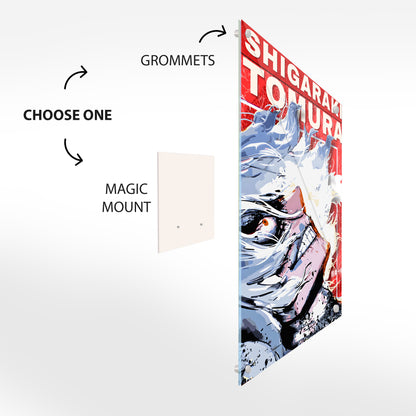 Tomura Shigaraki — “Chaos Unleashed” Glass Wall Art