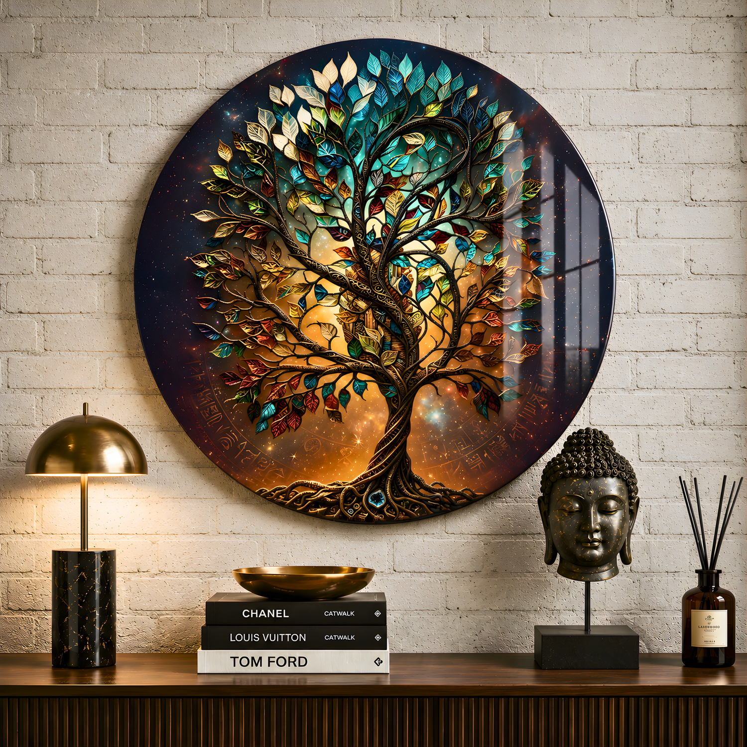 Tree of Life Glass Wall Art