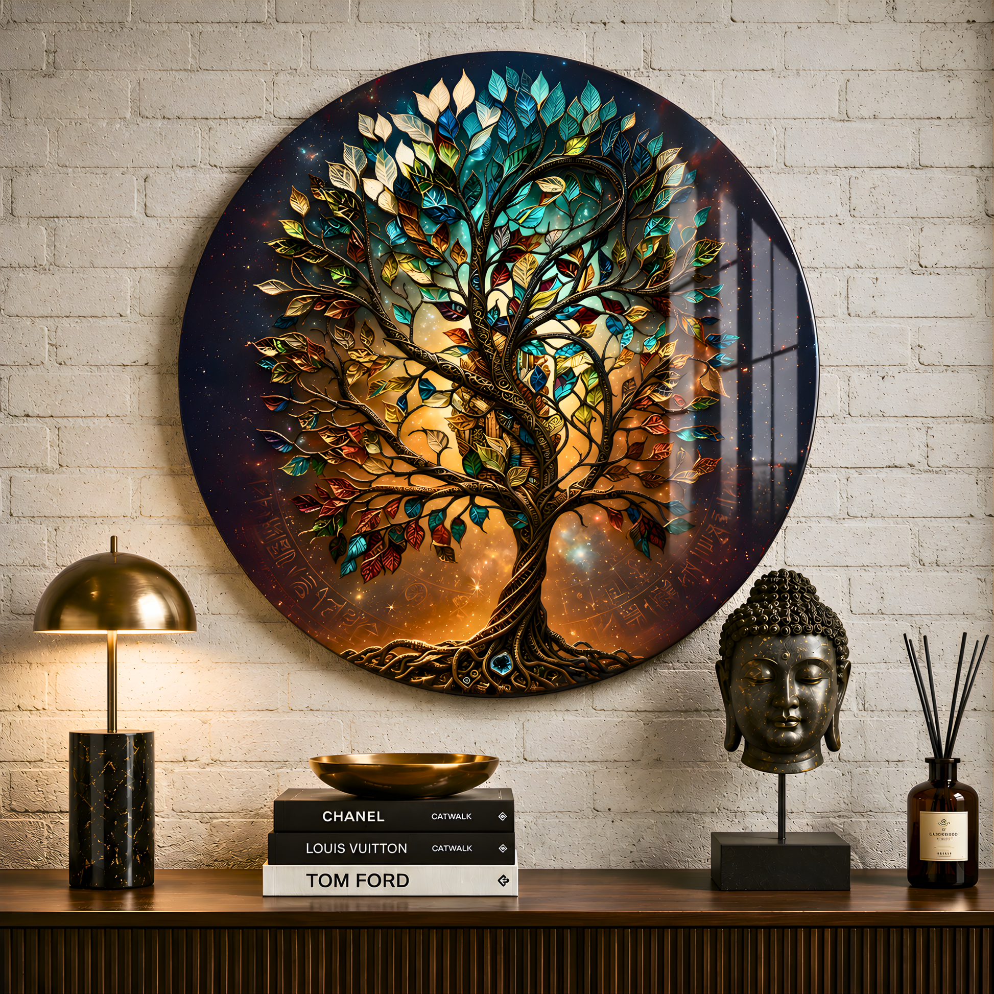 Tree of Life Glass Wall Art