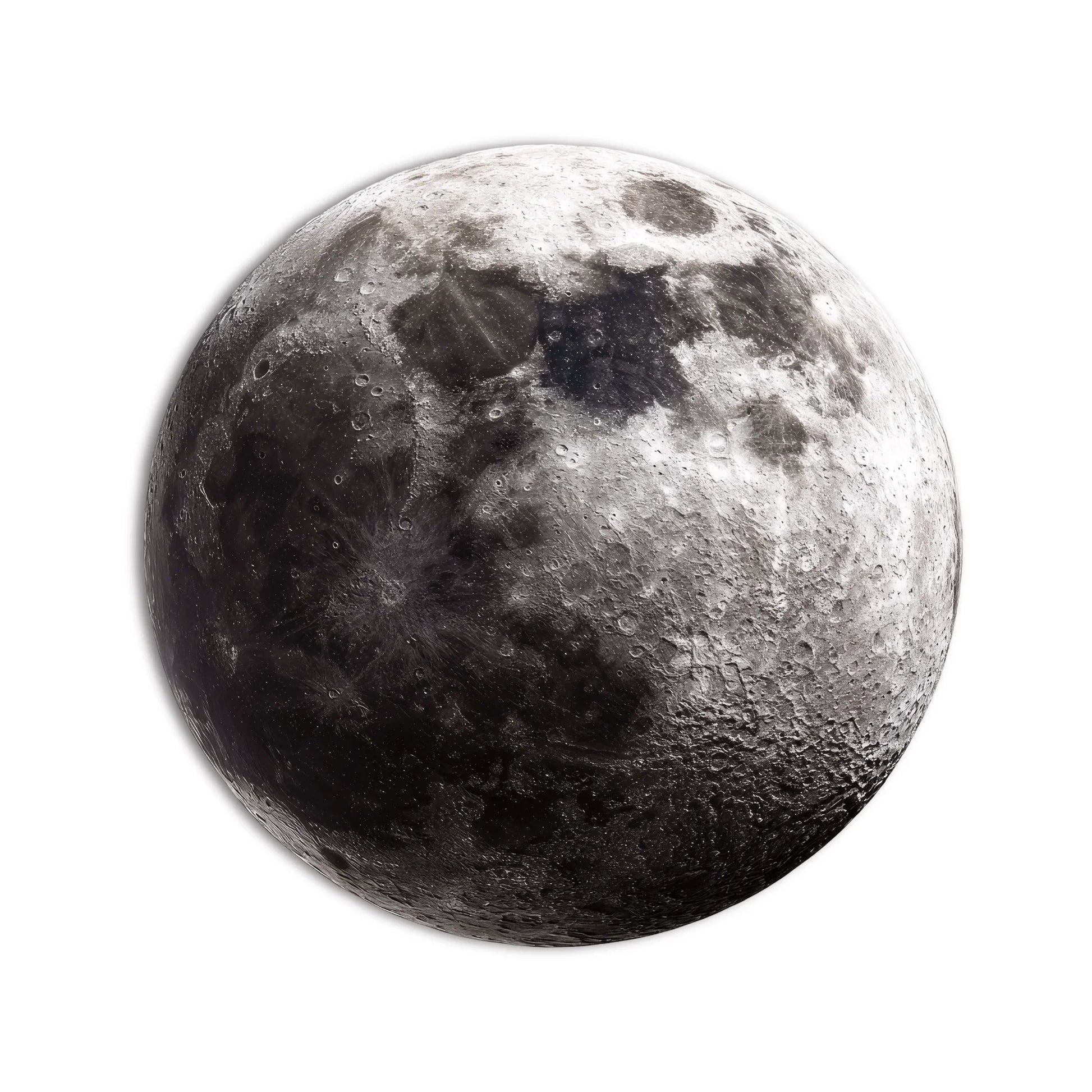 Full Moon Glass Wall Art.