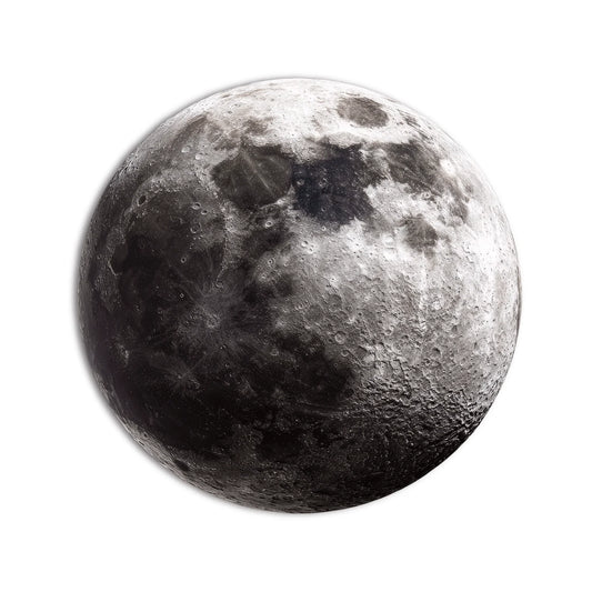 Full Moon Glass Wall Art.