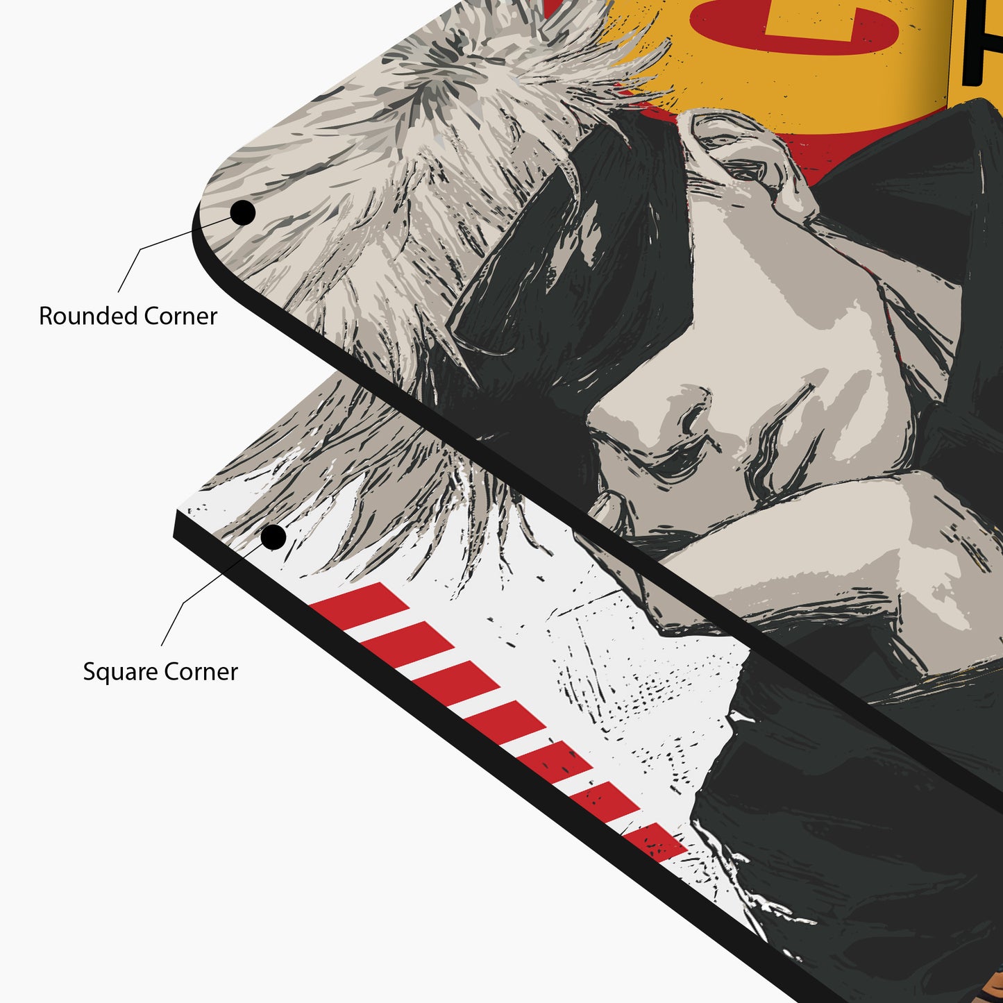 Gojo Satoru Special Grade – JJK Inspired Glass Art