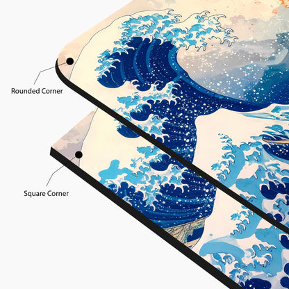 The Great Wave of Kanagawa Glass Art