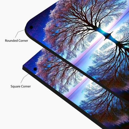 Cosmic Balance Tree Glass Art