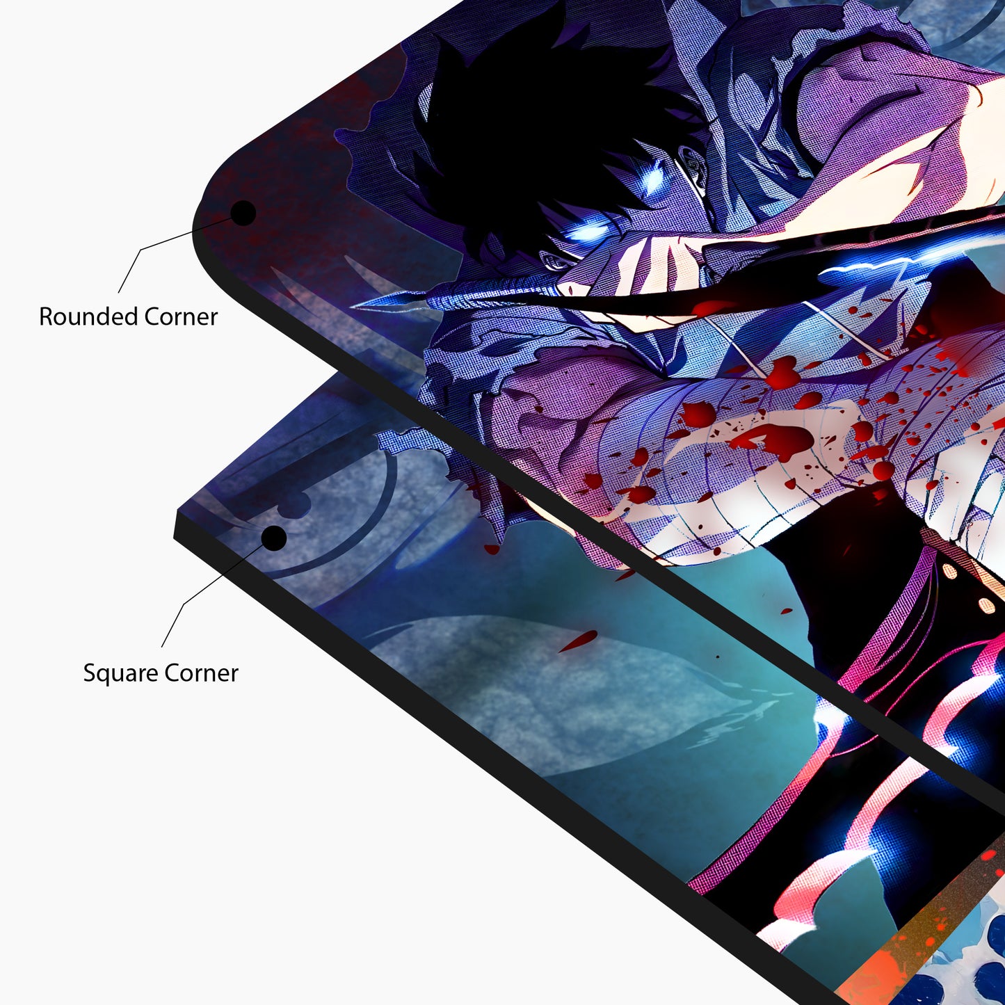 Sung Jinwoo Shadow Monarch Arise Glass Art