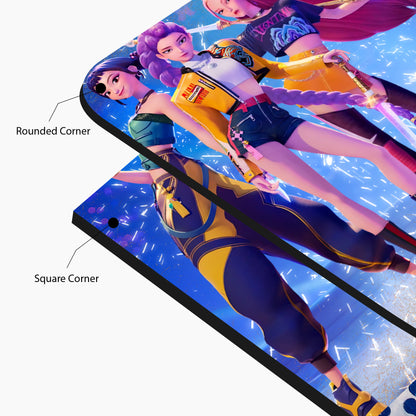 K-Pop Demon Hunters Trinity Glass Art