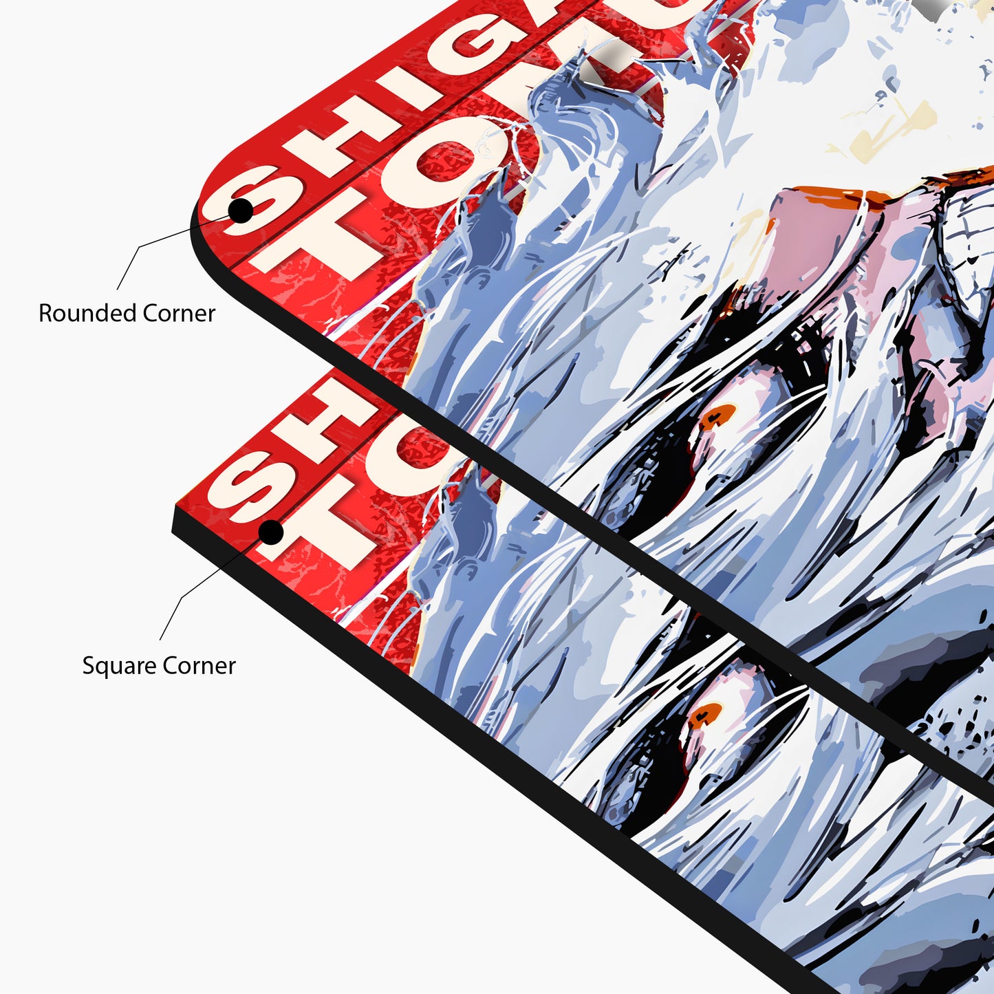 Tomura Shigaraki — “Chaos Unleashed” Glass Wall Art