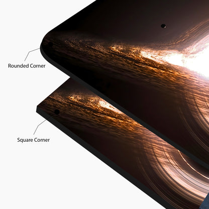 Into the Black Hole – Luminous Cosmic Glass Wall Art