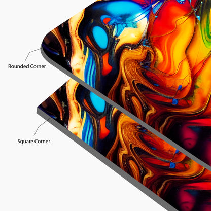 Banksy Umbrella Man Glass Wall Art