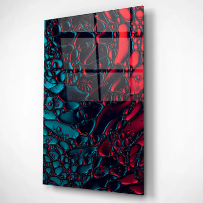 Celestial Bubbles Abstract Glass Poster