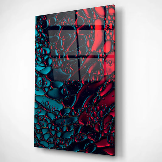 Celestial Bubbles Abstract Glass Poster