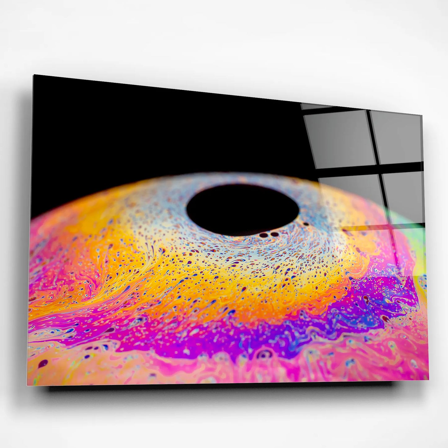 Nebula Eye Gateway of Light Glass Poster