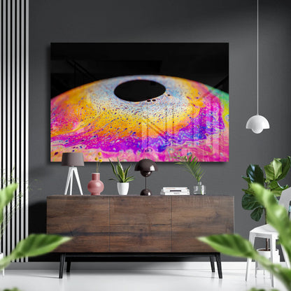 Nebula Eye Gateway of Light Glass Poster