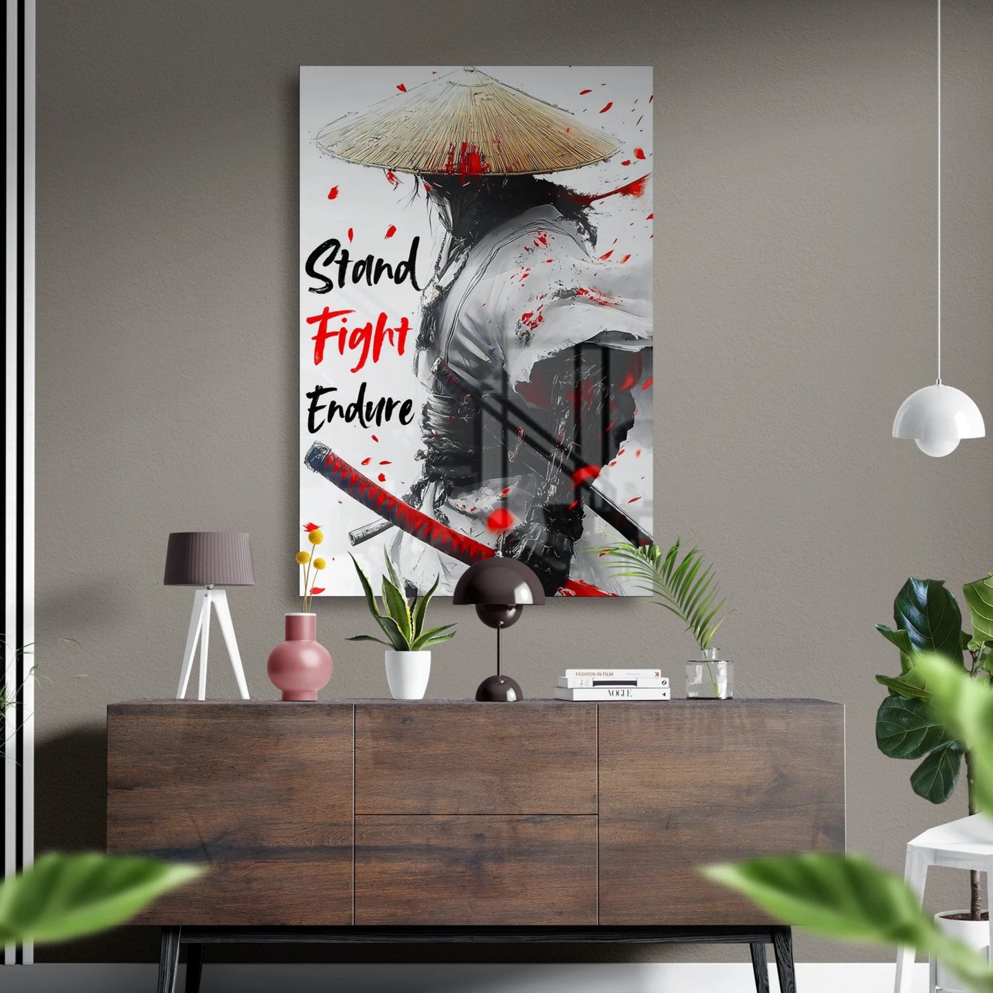 Unyielding Spirit Glass Poster