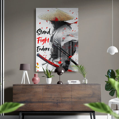 Unyielding Spirit Glass Poster