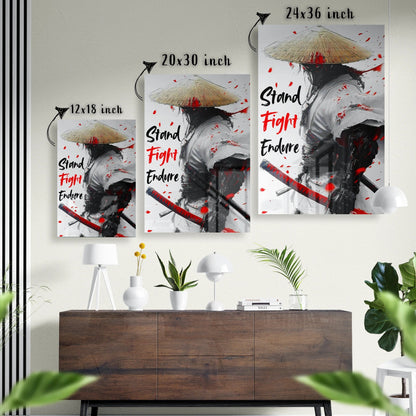Unyielding Spirit Glass Poster