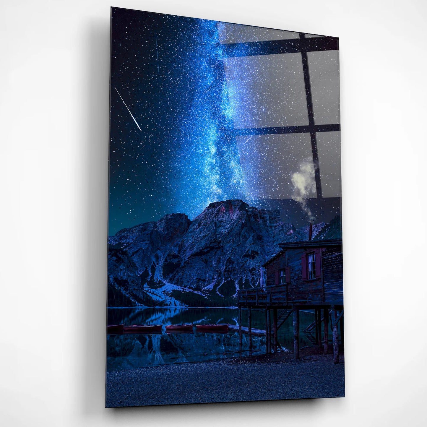Milky Way Escape Glass Poster