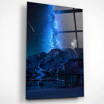 Milky Way Escape Glass Poster