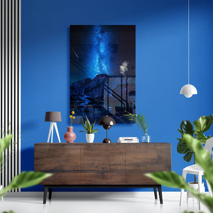 Milky Way Escape Glass Poster