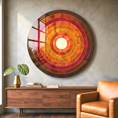 Wood Sun Glass Wall Art