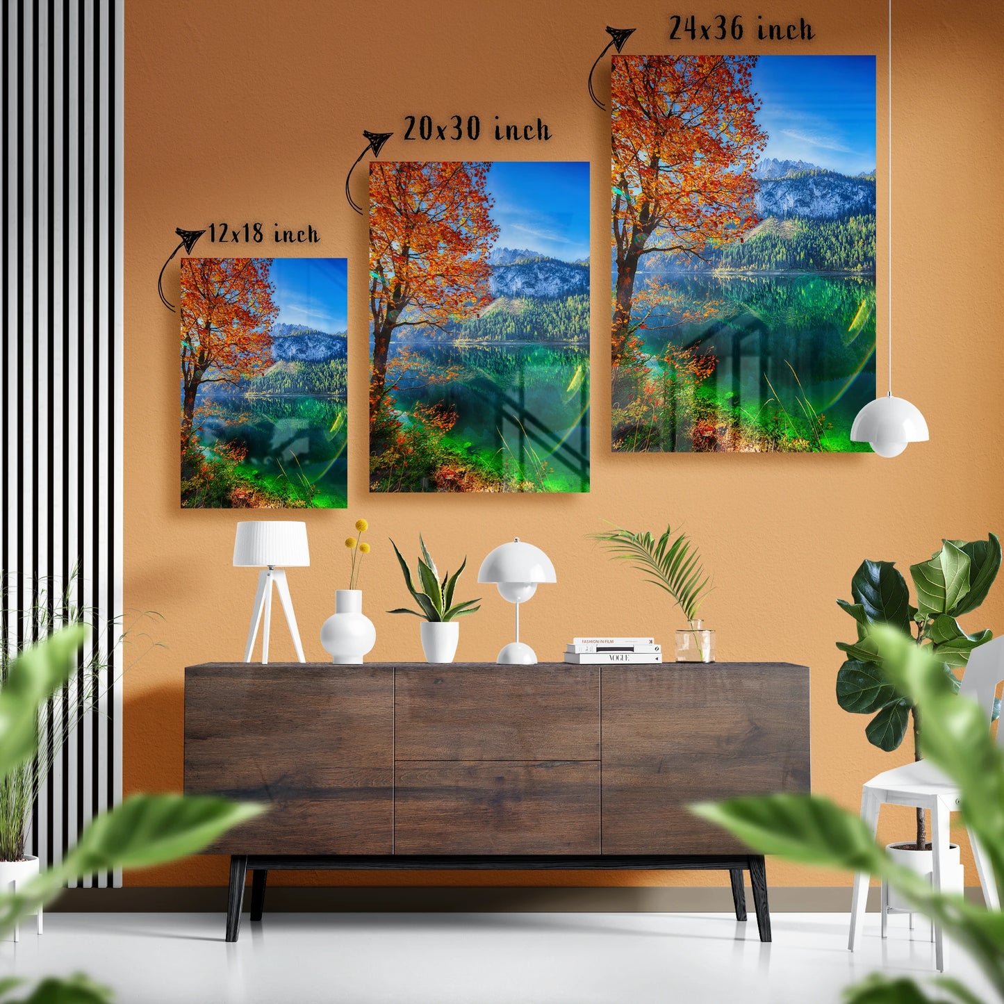 Mirror of Nature Glass Poster