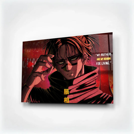 Choso – Brotherhood Motivation Glass Wall Art