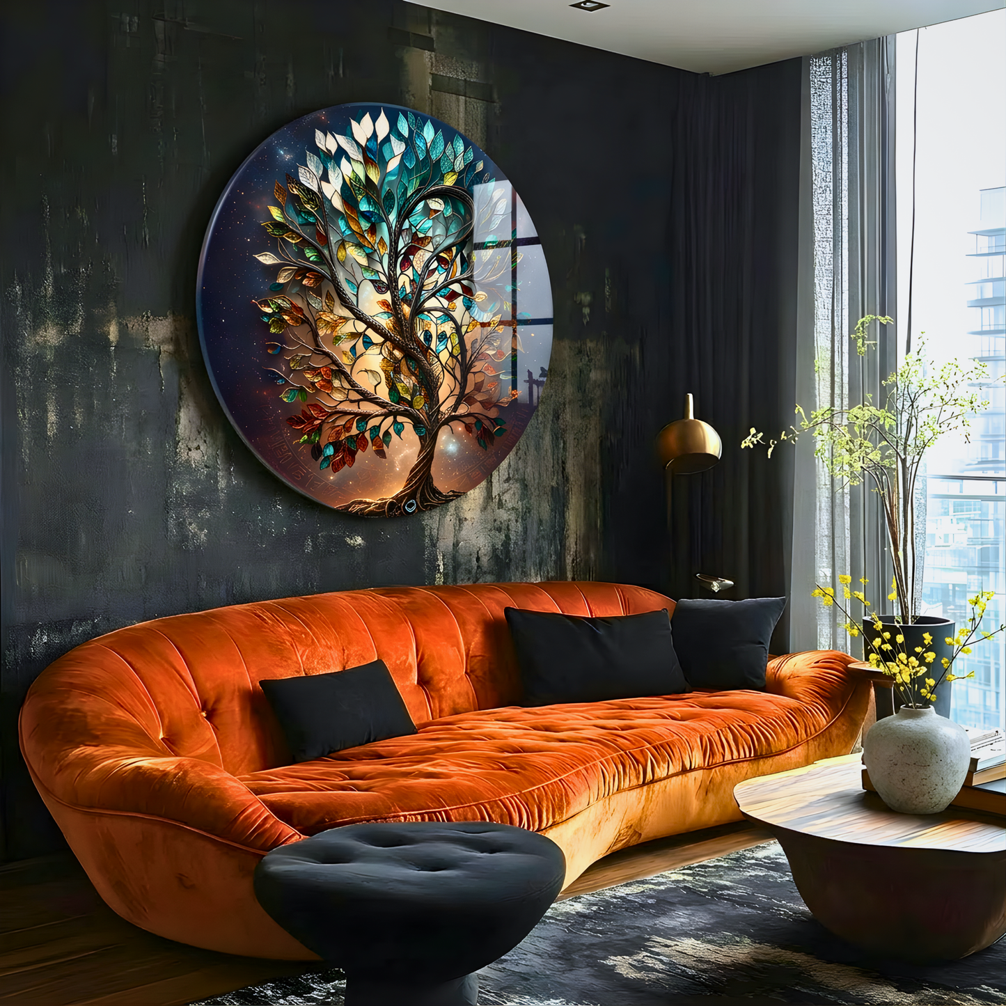 Tree of Life Glass Wall Art