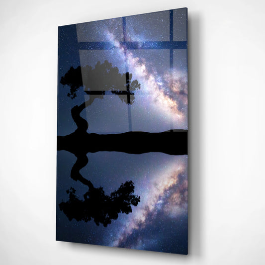 Milky Way Mirage Glass Poster