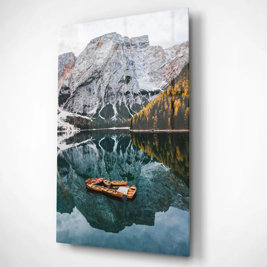 Echo Lake Serenity Glass Poster
