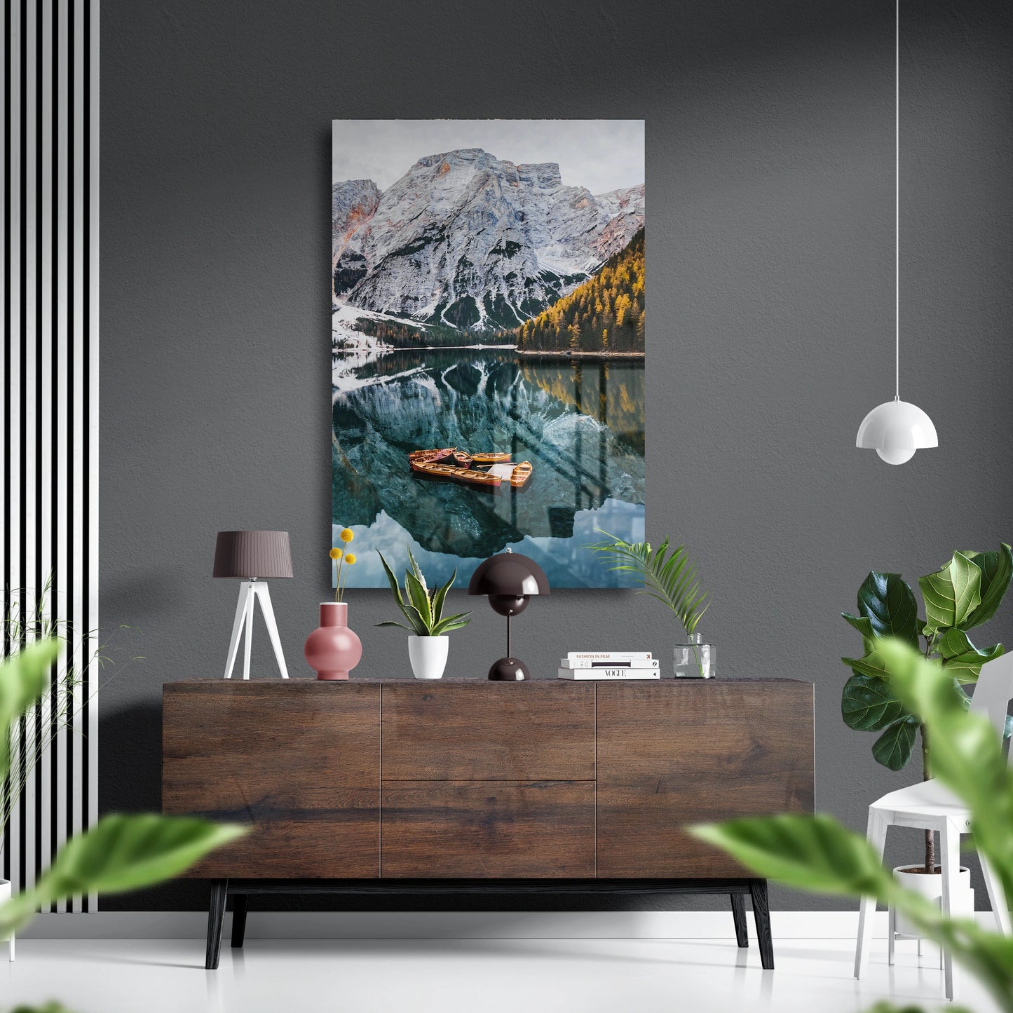 Echo Lake Serenity Glass Poster