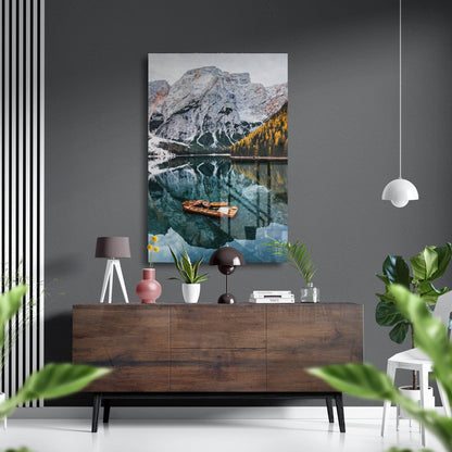 Echo Lake Serenity Glass Poster