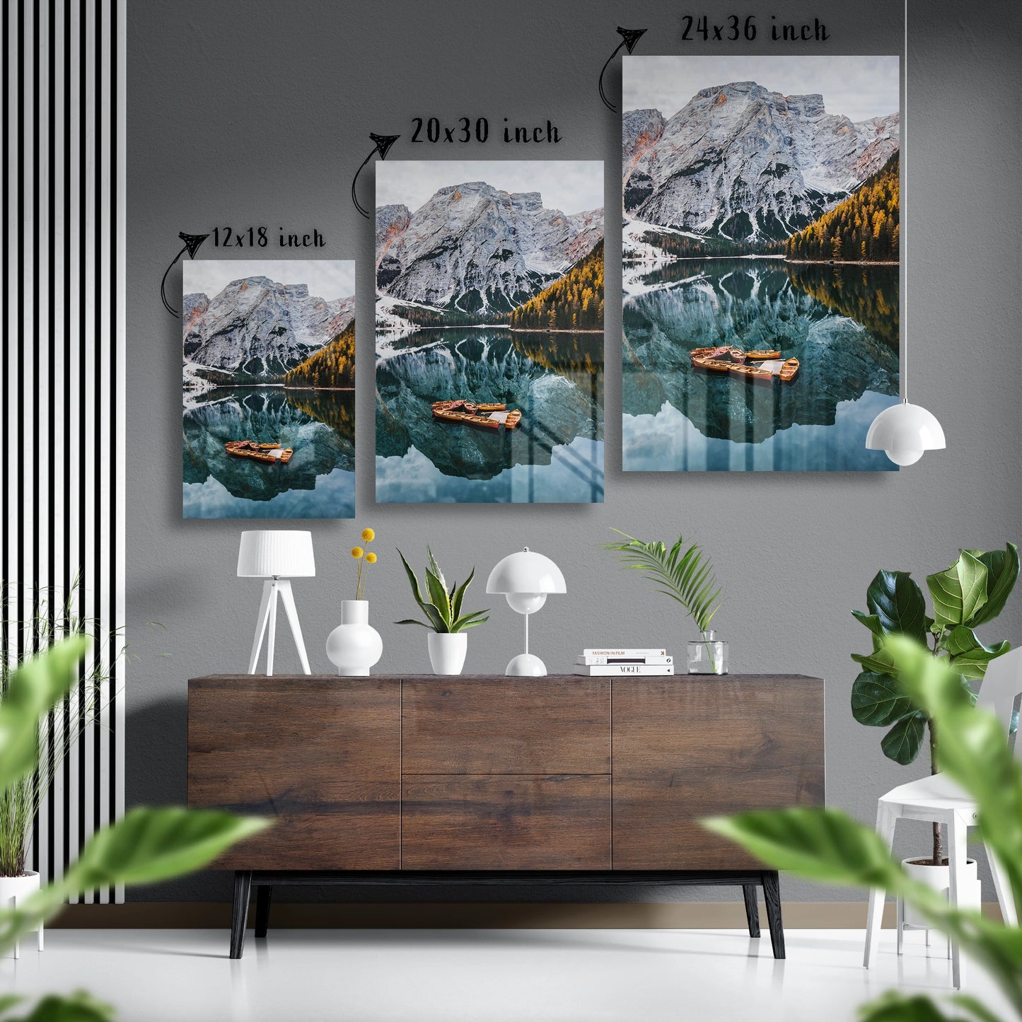 Echo Lake Serenity Glass Poster