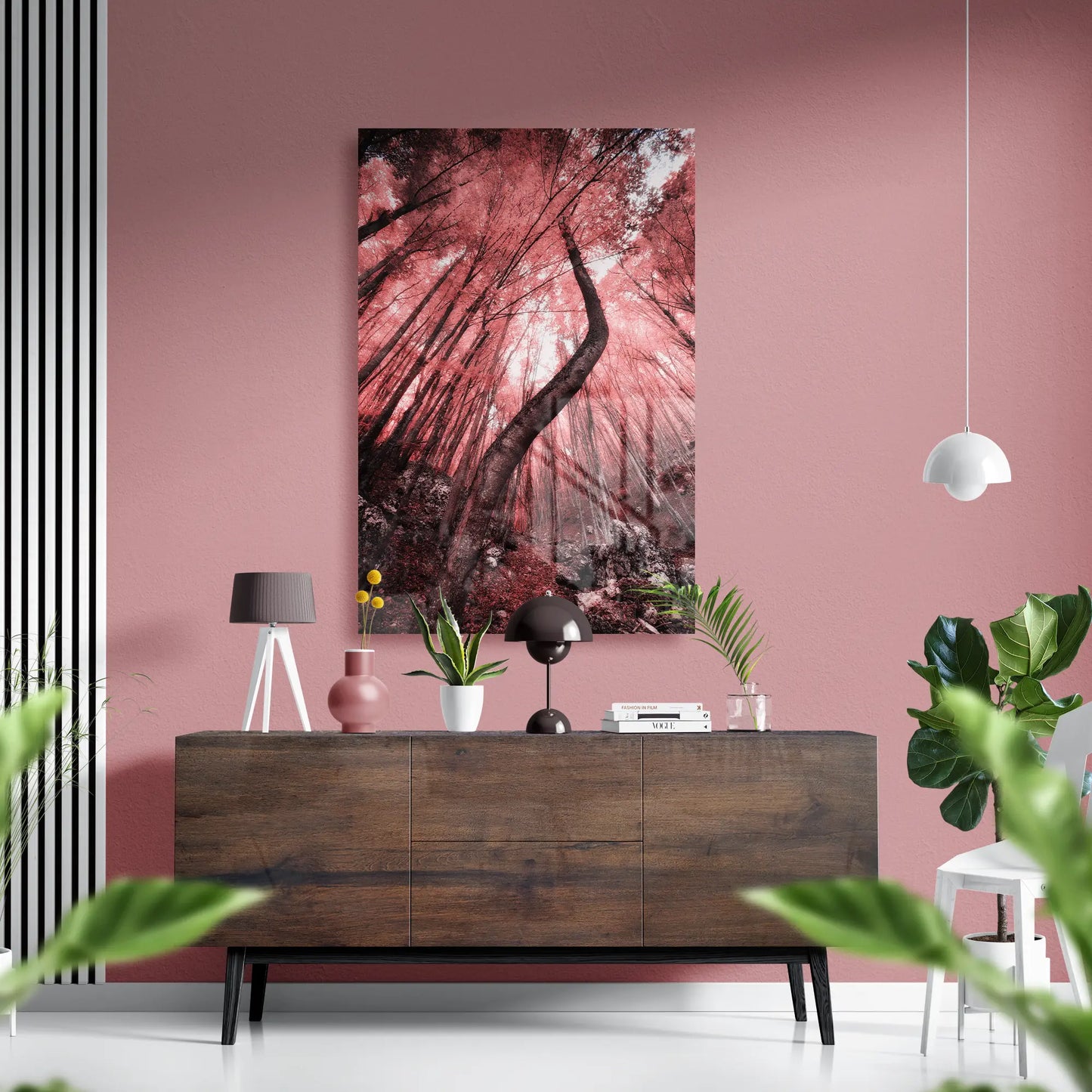 Enchanted Bloom – Glass Poster