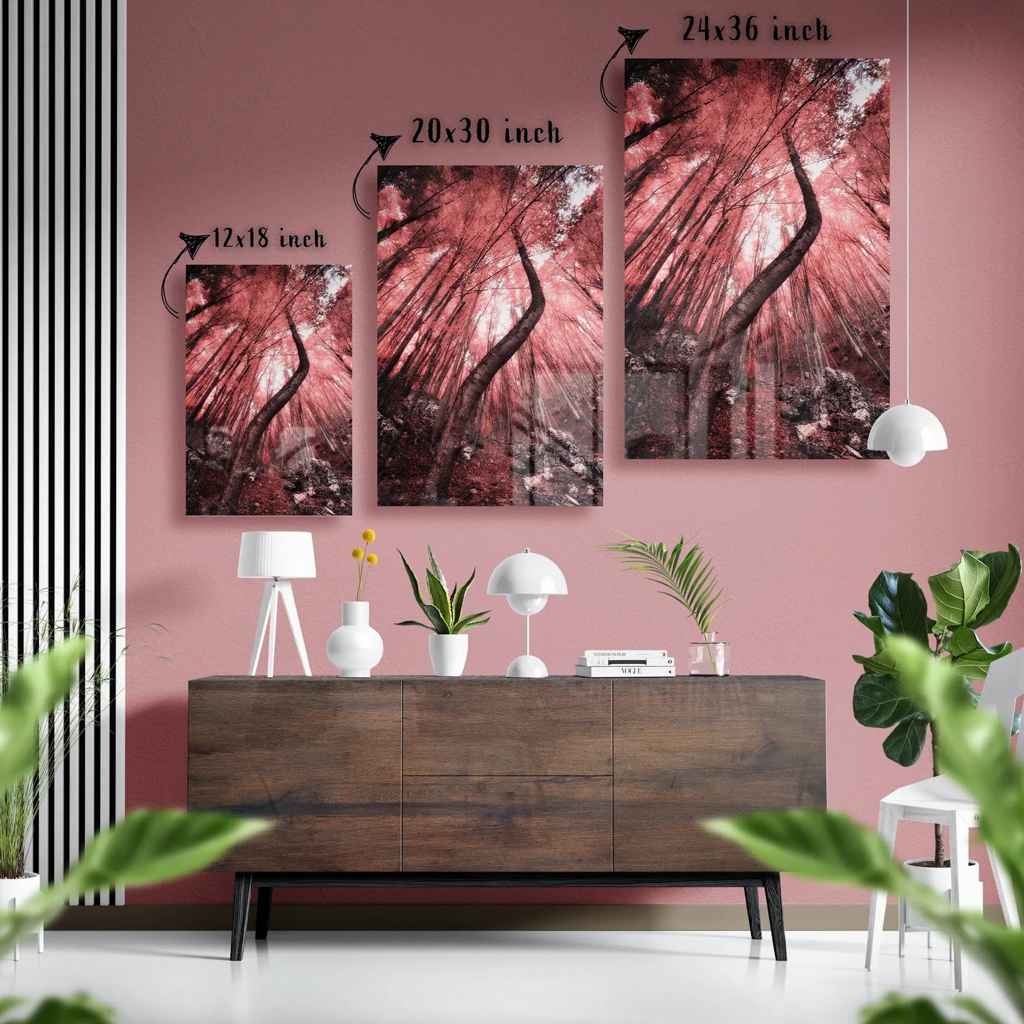 Enchanted Bloom – Glass Poster