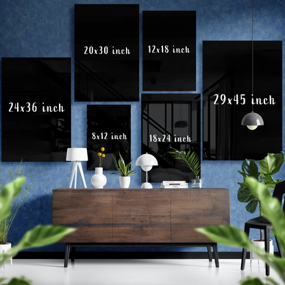 I love life Banksy inspired Glass Wall Art