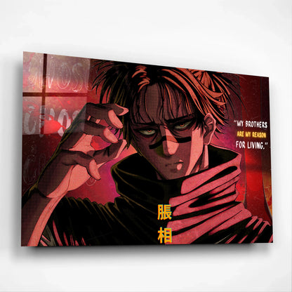 Choso – Brotherhood Motivation Glass Wall Art
