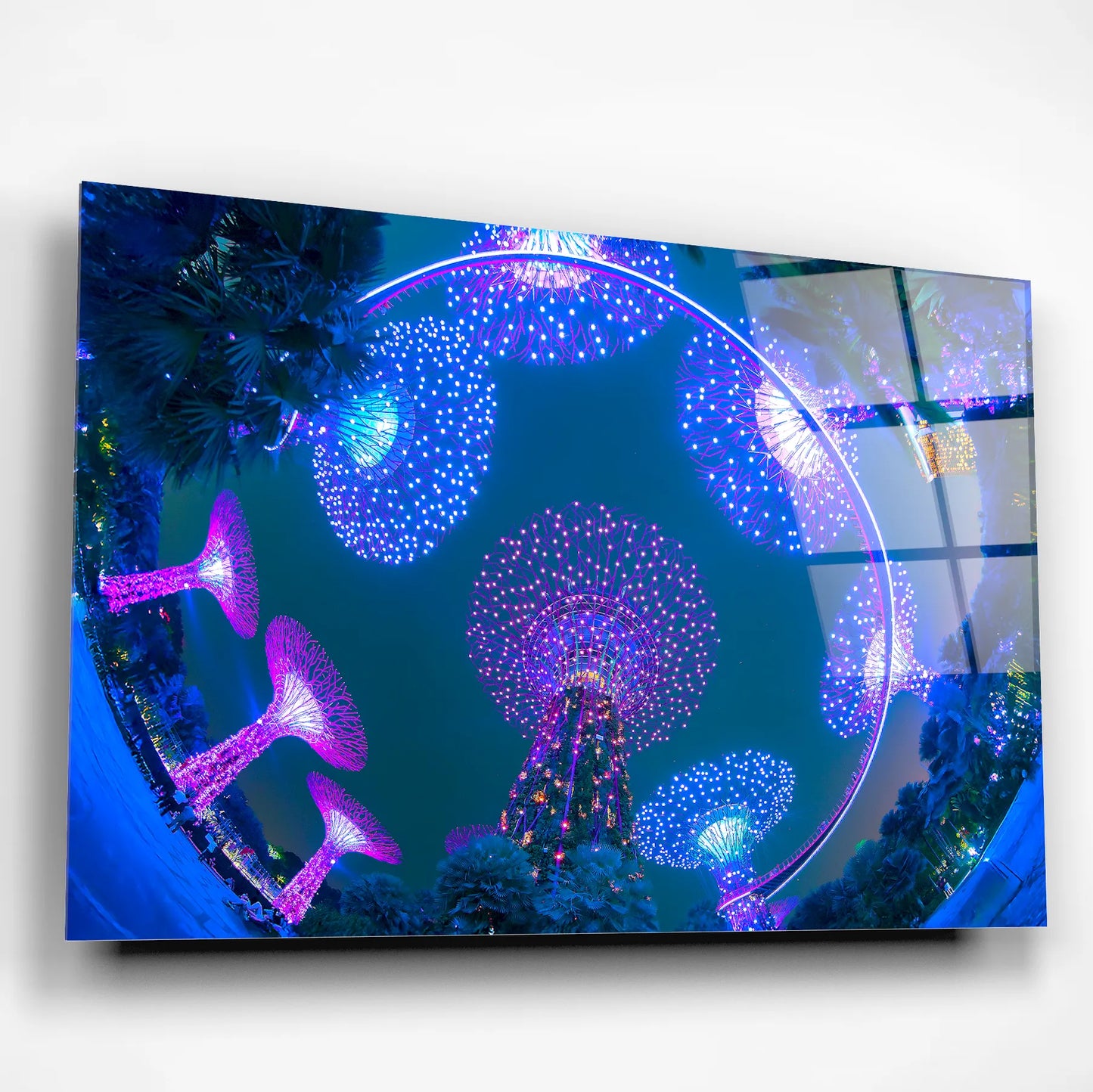 Supertree Grove Glass Poster