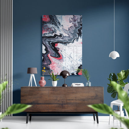 Obsidian Flow Glass Poster