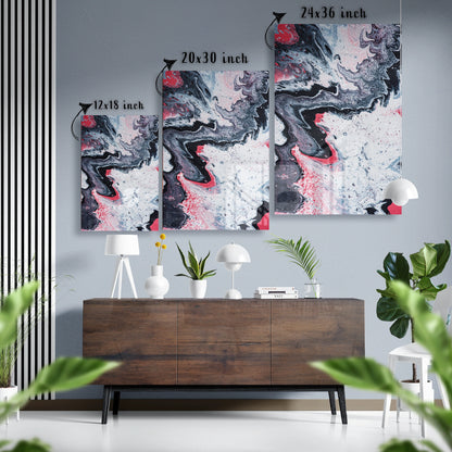 Obsidian Flow Glass Poster